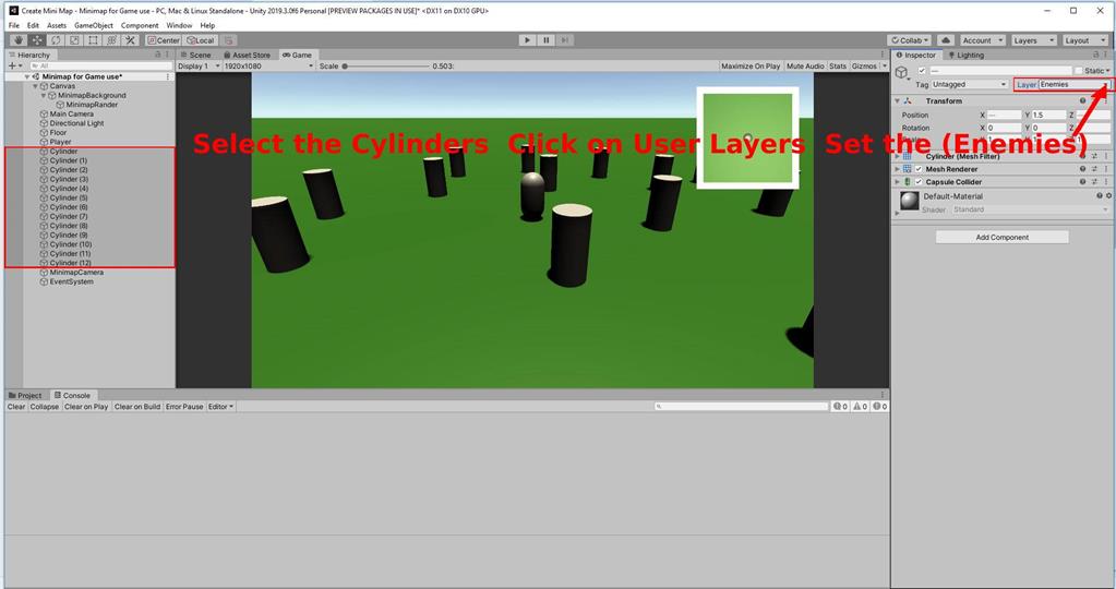 Create A Game Minimap Using C# Scripts In Unity